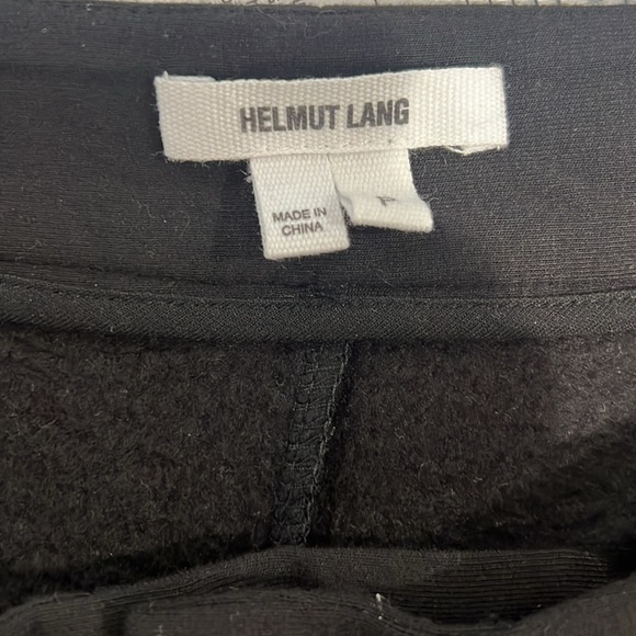 Helmut Lang. Crossover Black Knit Joggers. P - Picture 6 of 8